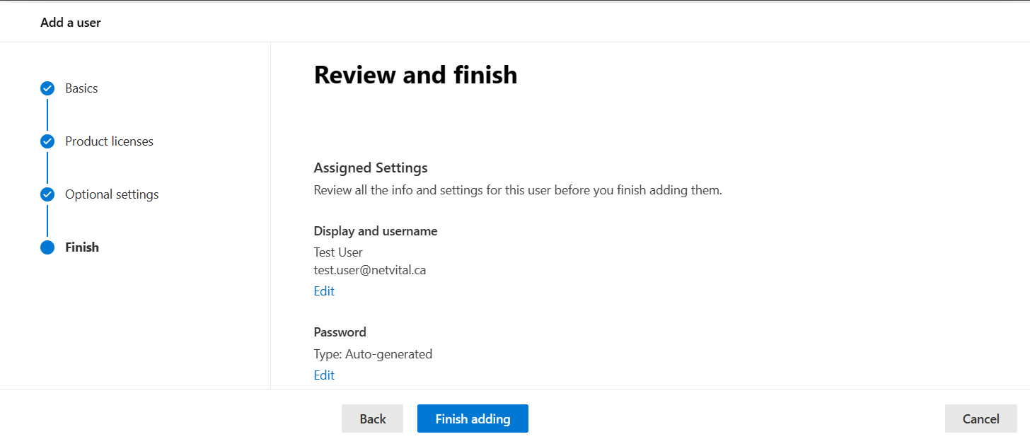 Create user in Microsoft 365 Microsoft 365